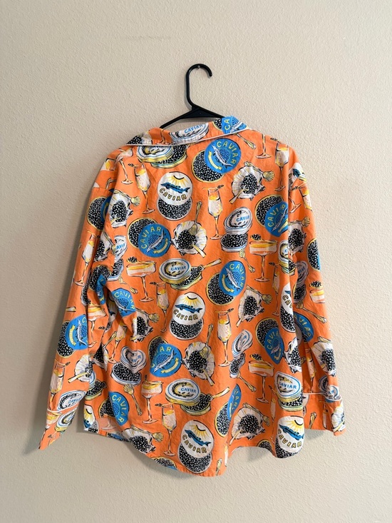 Printfresh Long PJ Set in Champagne and Caviar - Picture 10 of 16